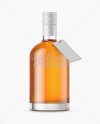 Whisky Bottle with Shrink Band Mockup