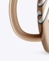 Brushed Metallic Mug Mockup