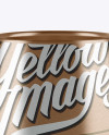 Brushed Metallic Mug Mockup