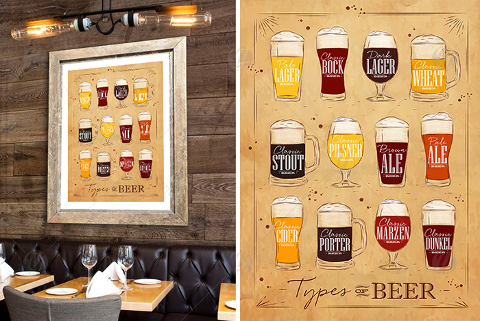 Set Poster Beer Set Poster Beer