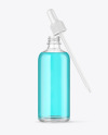 Clear Glass Dropper Bottle Mockup