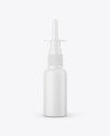 Matte Nasal Spray Bottle Mockup