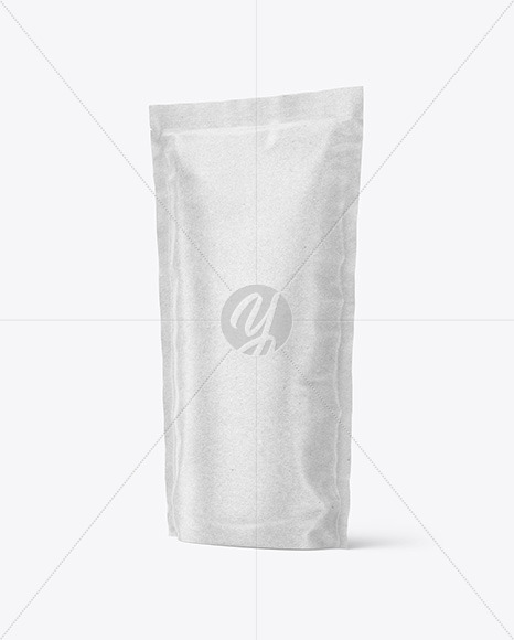 Kraft Paper Stand-up Pouch Mockup