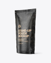 Kraft Paper Stand-up Pouch Mockup