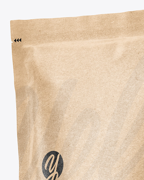 Kraft Paper Stand-up Pouch Mockup