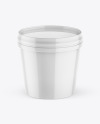 Glossy Ice Cream Cup Mockup