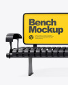 Advertising Bench Mockup