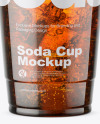 Plastic Cup With Cola Splash