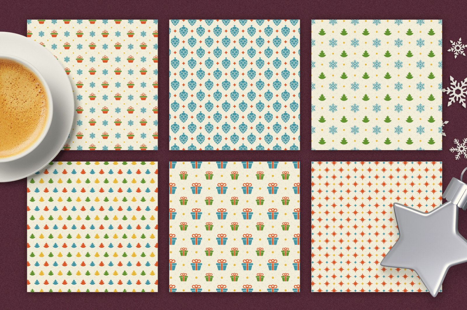 Christmas Retro Design Bundle Christmas Retro Design Bundle