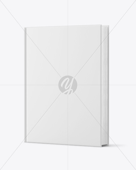 Hardcover Book w/ Matte Cover Mockup