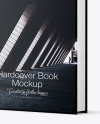 Hardcover Book w/ Matte Cover Mockup