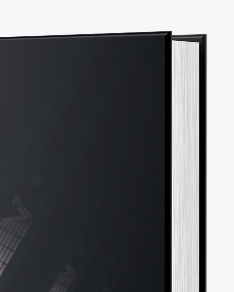 Hardcover Book w/ Matte Cover Mockup