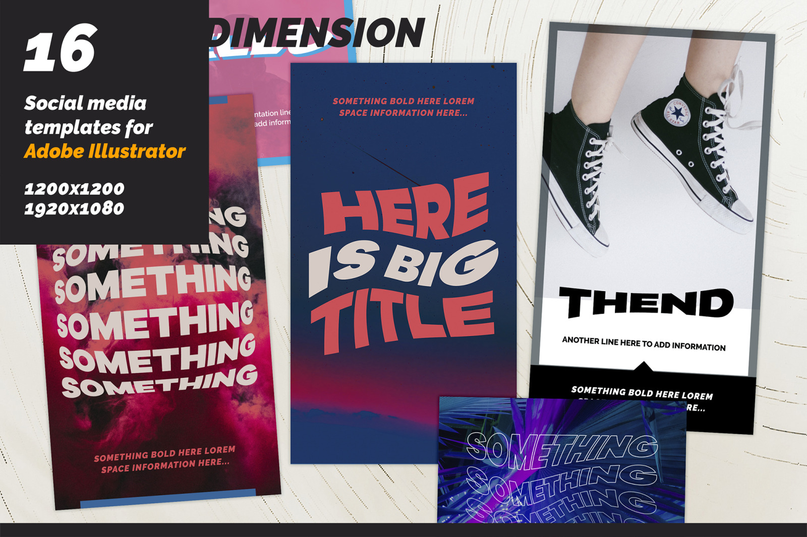 Dimension Social Media Templates