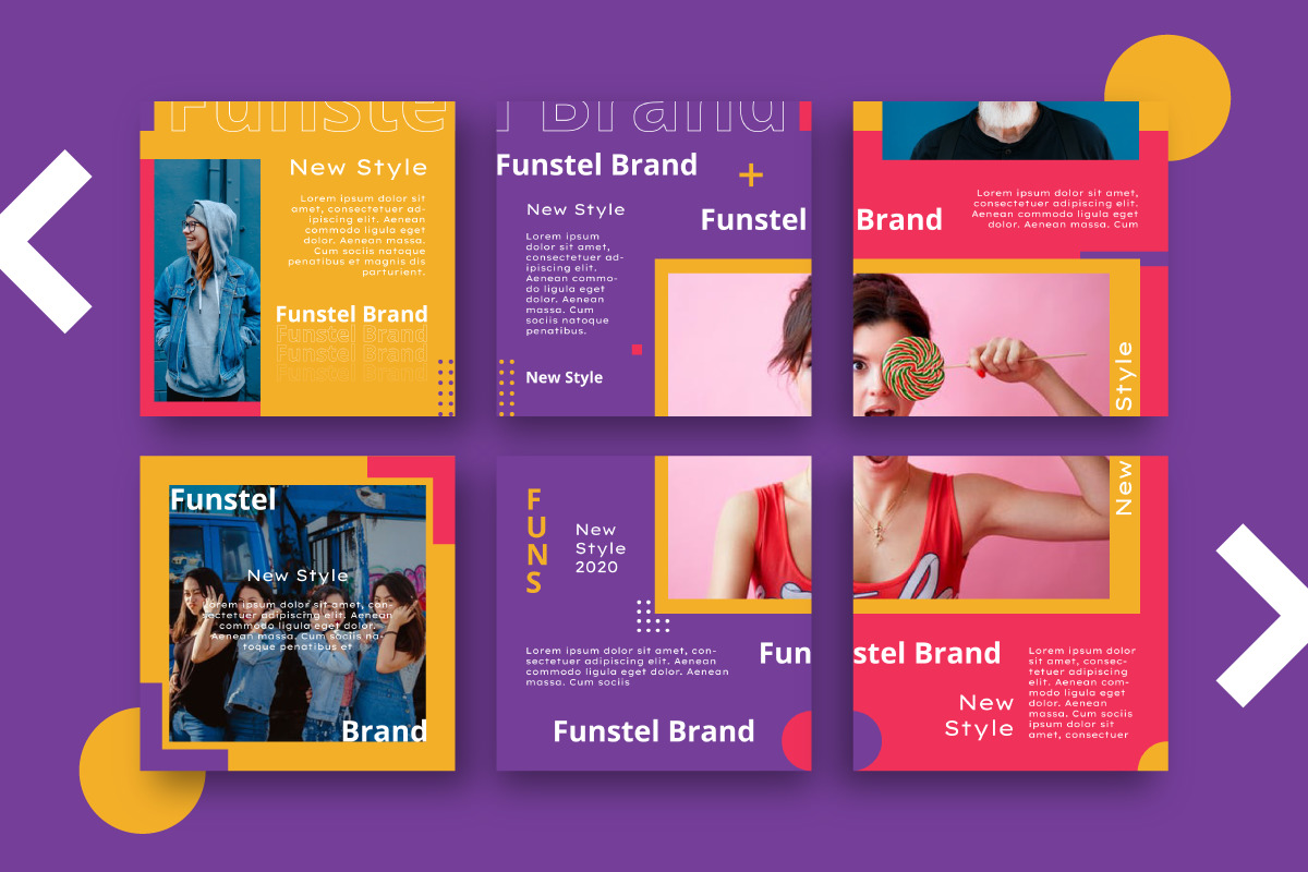 Funstel Puzzle Instagram Feed Template