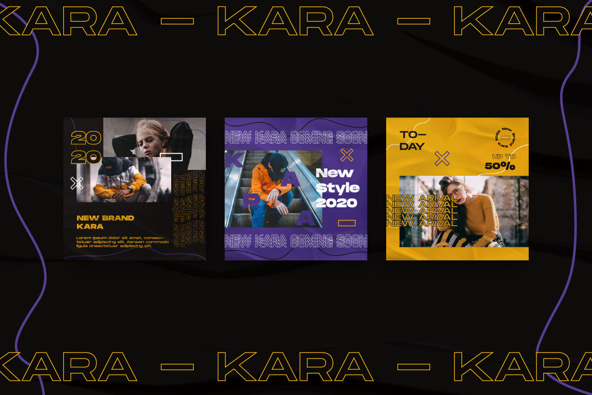 Kara Story & Feed Instagram Template Kara Story & Feed Instagram Template