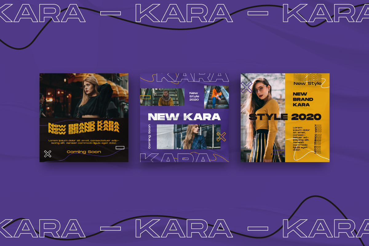 Kara Story & Feed Instagram Template Kara Story & Feed Instagram Template