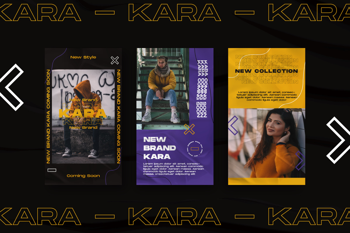 Kara Story &amp; Feed Instagram Template