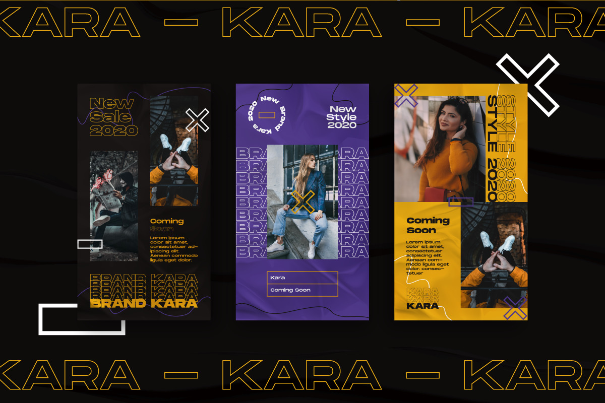 Kara Story & Feed Instagram Template Kara Story & Feed Instagram Template