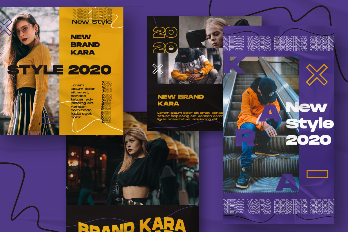 Kara Story & Feed Instagram Template Kara Story & Feed Instagram Template