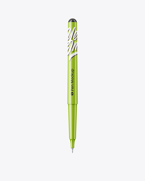 Glossy Pen Mockup