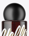 Dark Amber Glass Perfume Bottle Mockup