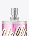 Clear Glass Perfume Bottle Mockup