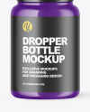 Glossy Dropper Bottle Mockup