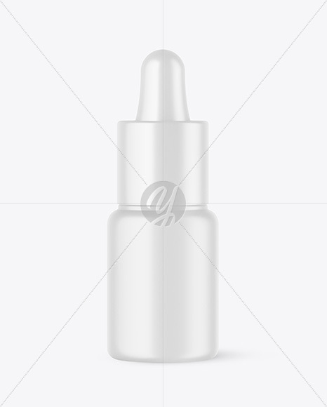 Matte Dropper Bottle Mockup