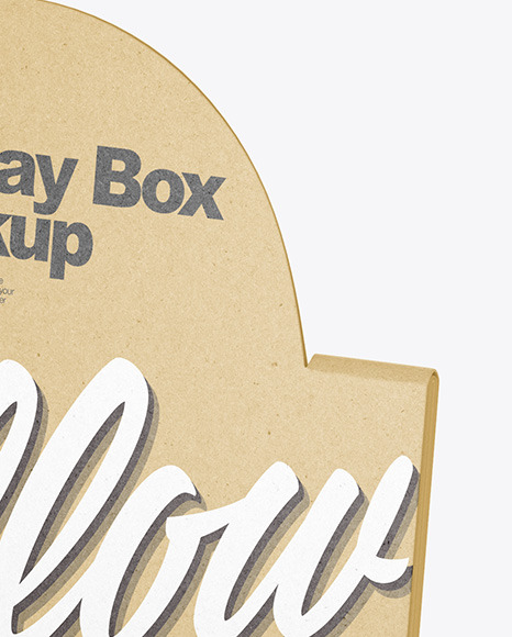 Kraft Display Box &amp; Kraft Boxes Mockup