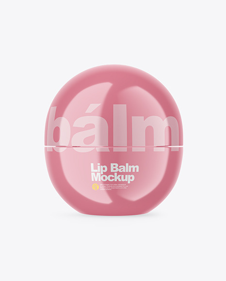 Glossy Lip Balm Mockup