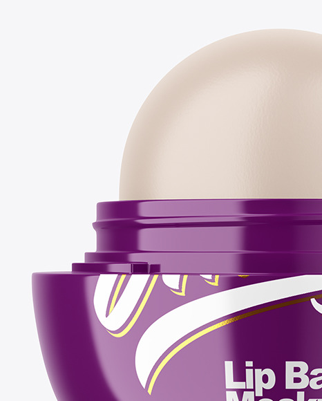 Glossy Lip Balm Mockup