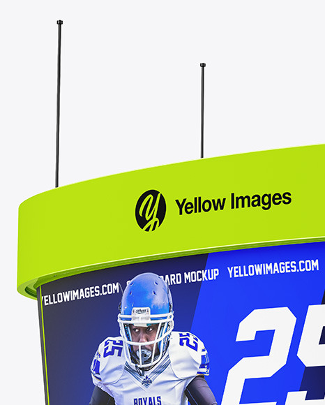 Stadium Sport Scoreboard Mockup