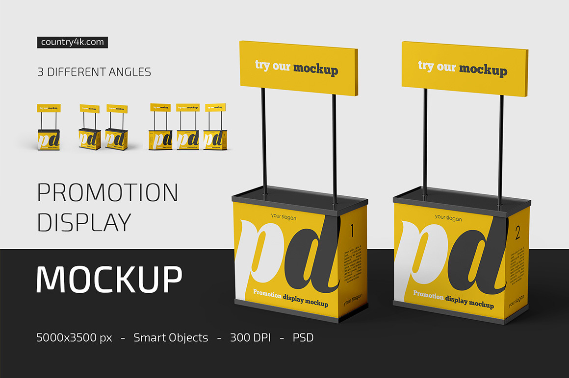 Promotion Display Mockup Set