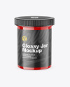 Glossy Jar Mockup