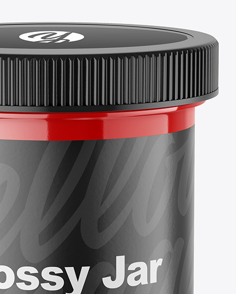 Glossy Jar Mockup