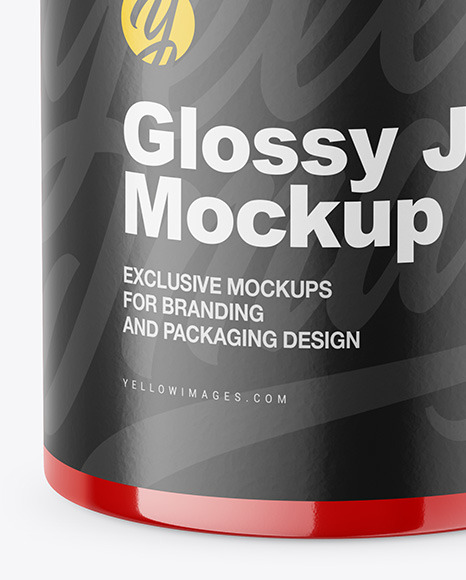 Glossy Jar Mockup