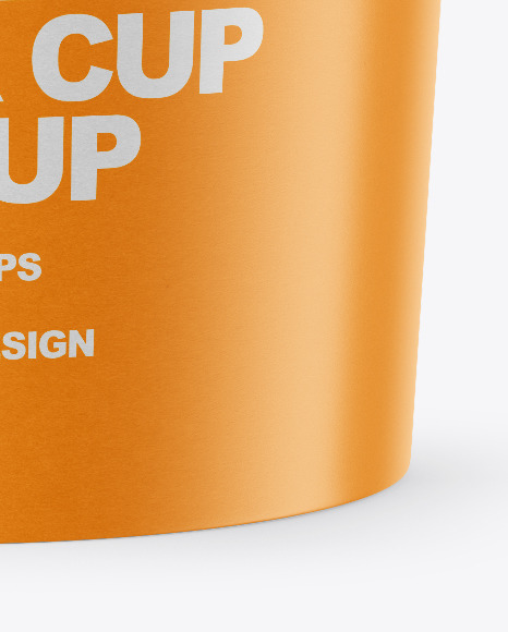 Ice Cream Paper Cup Mockup