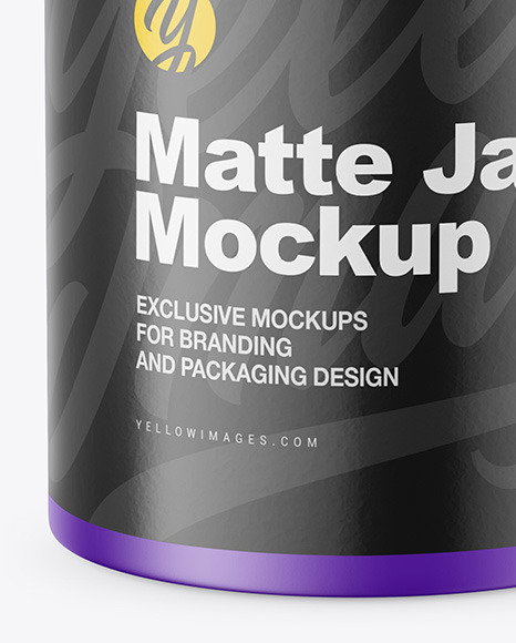 Matte Jar Mockup Matte Jar Mockup