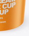 Ice Cream Paper Cup Mockup