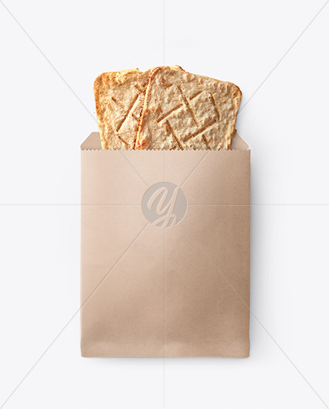 Paper Pack with Two Crackers Mockup