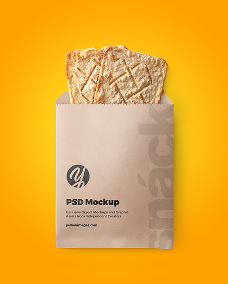 Paper Pack with Two Crackers Mockup