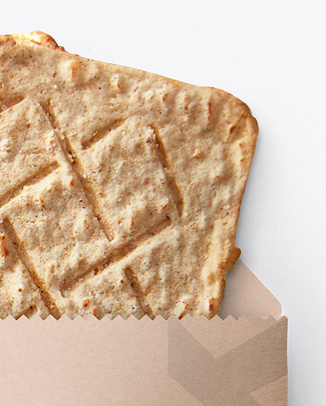 Paper Pack with Two Crackers Mockup