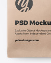 Paper Pack with Two Crackers Mockup