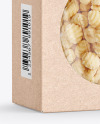 Kraft Paper Box with Gnocchi Mockup