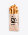 Paper Pack with Crackers Mockup