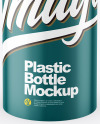 Plastic Bottle with Cap - Front View