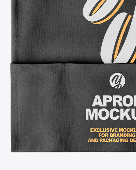 Apron Mockup - Top View