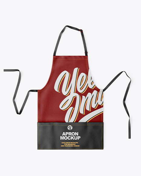 Apron Mockup - Top View