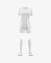 Women’s Football Kit Mockup - Front View