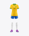 Women’s Football Kit Mockup - Front View